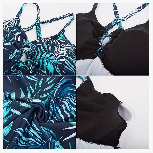 Hanna Nikole Tankini voor dames, grote maten, tweedelig badpak